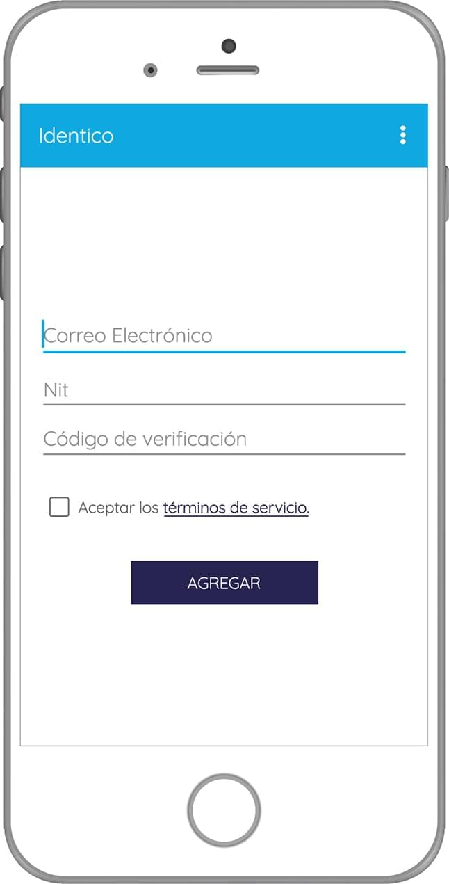 sección para colocar datos de personas