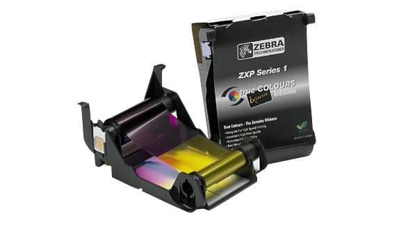 Cinta Zebra Load-N-Go ZXP1 YMCKO para impresión a todo color