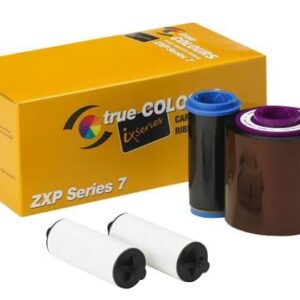 Cinta Zebra serie ix YMCUVK para impresión a color con capa fluorescente