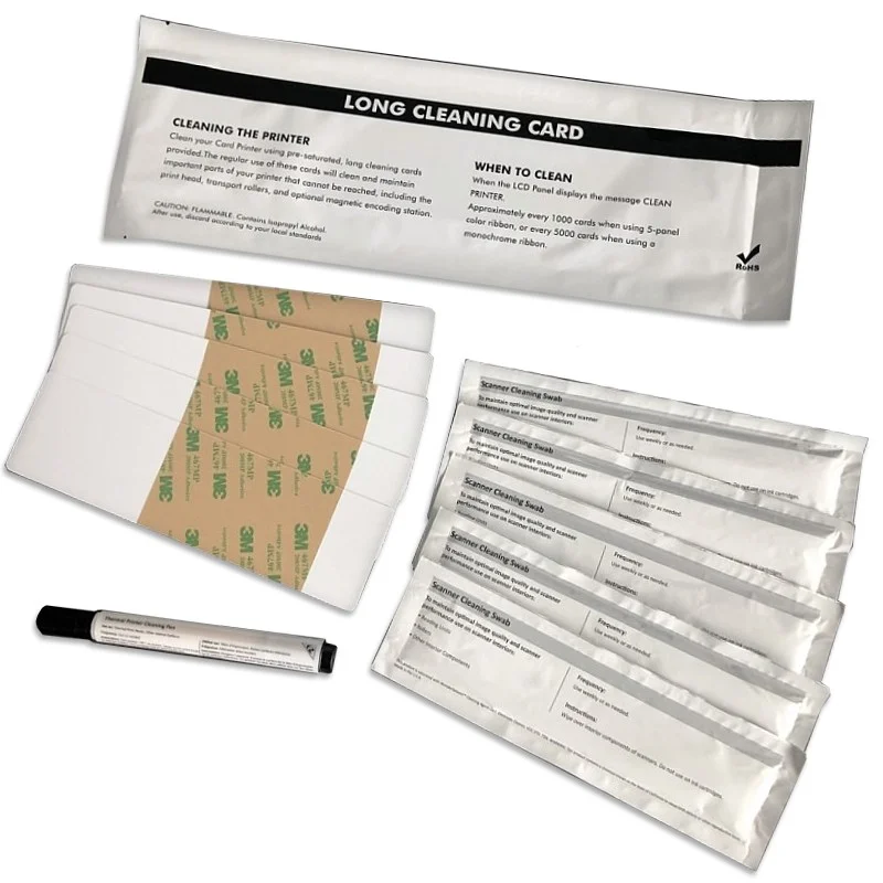 Kit de limpieza Matica para impresora MC310 con 5 tarjetas activadoras adhesivas y 5 lápiz