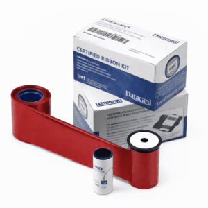 Cinta Datacard rojo