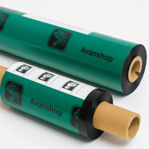 Cinta Zebra resina 110 mm x 74 mts para mejorar la calidad e la impresión