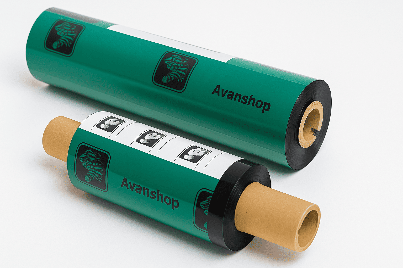 Cinta Zebra resina 110 mm x 74 mts para mejorar la calidad e la impresión