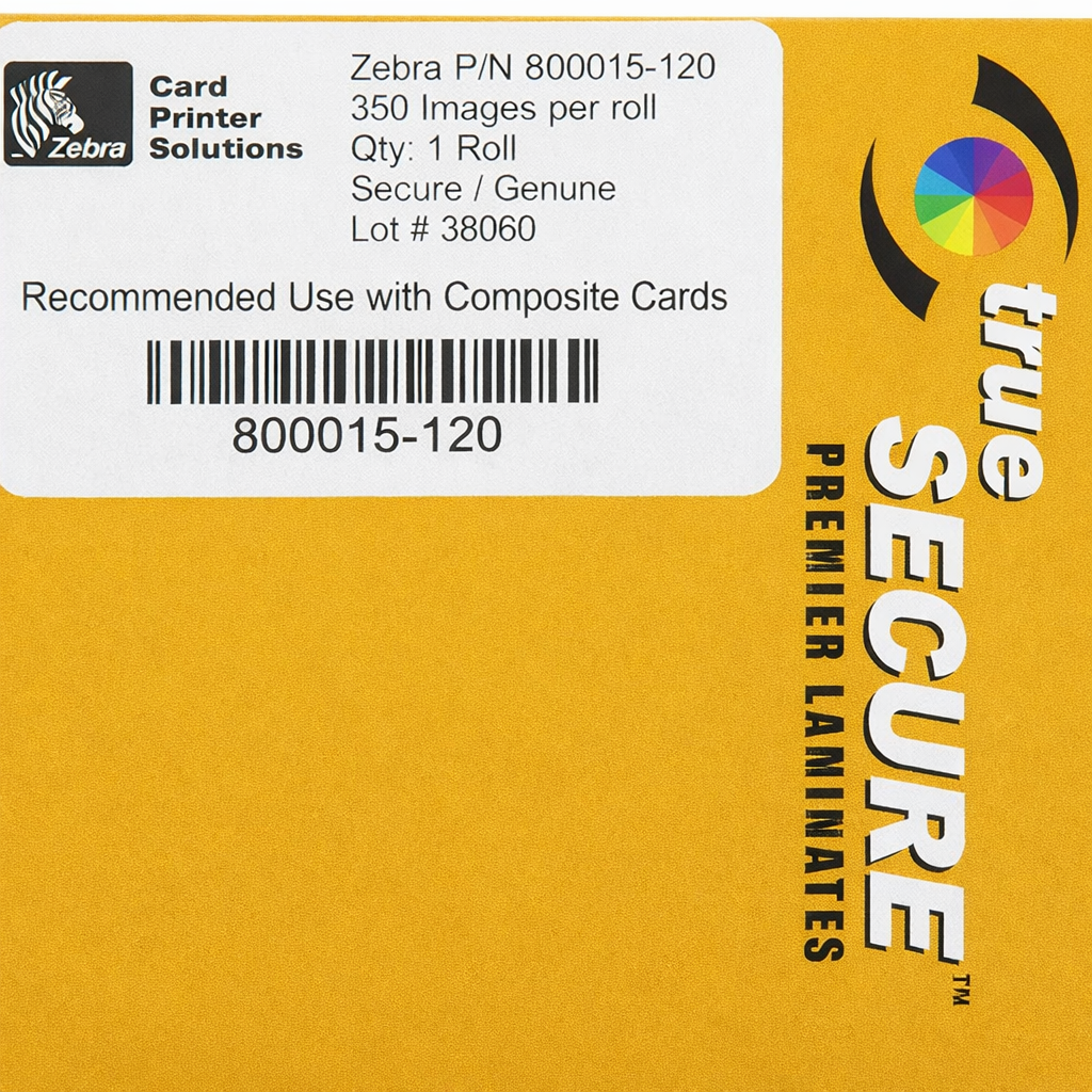 Cinta laminado holográfico Zebra - Genuine secure