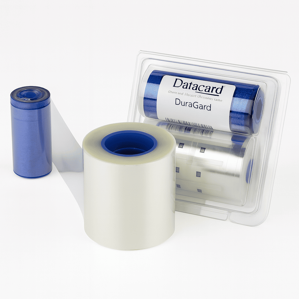 Cinta laminado Datacard transparente CD800